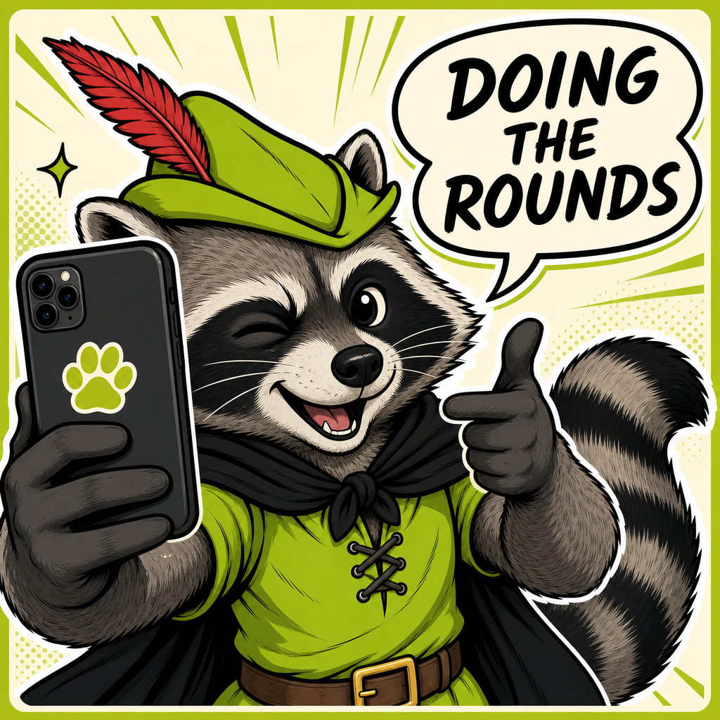 Jimothy doing the rounds selfie